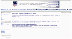 Desktop Screenshot of moodle.supelec.fr