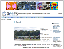 Tablet Screenshot of lgep.supelec.fr